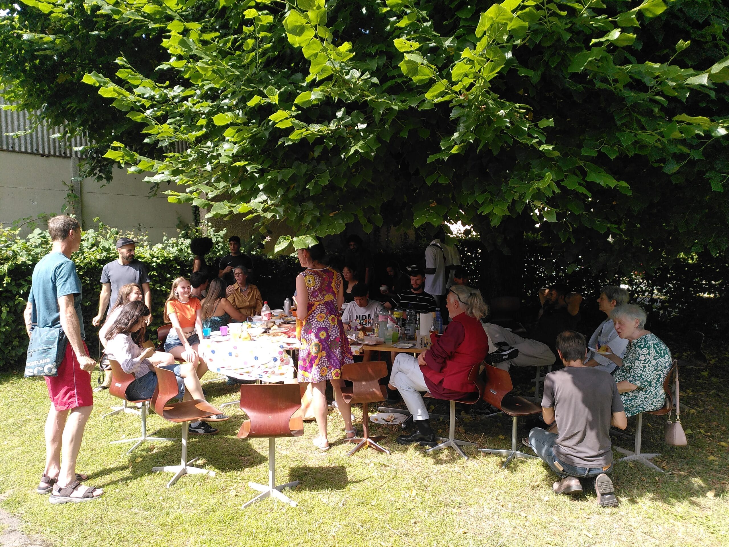 Petite fête d'au revoir à TRAMES !