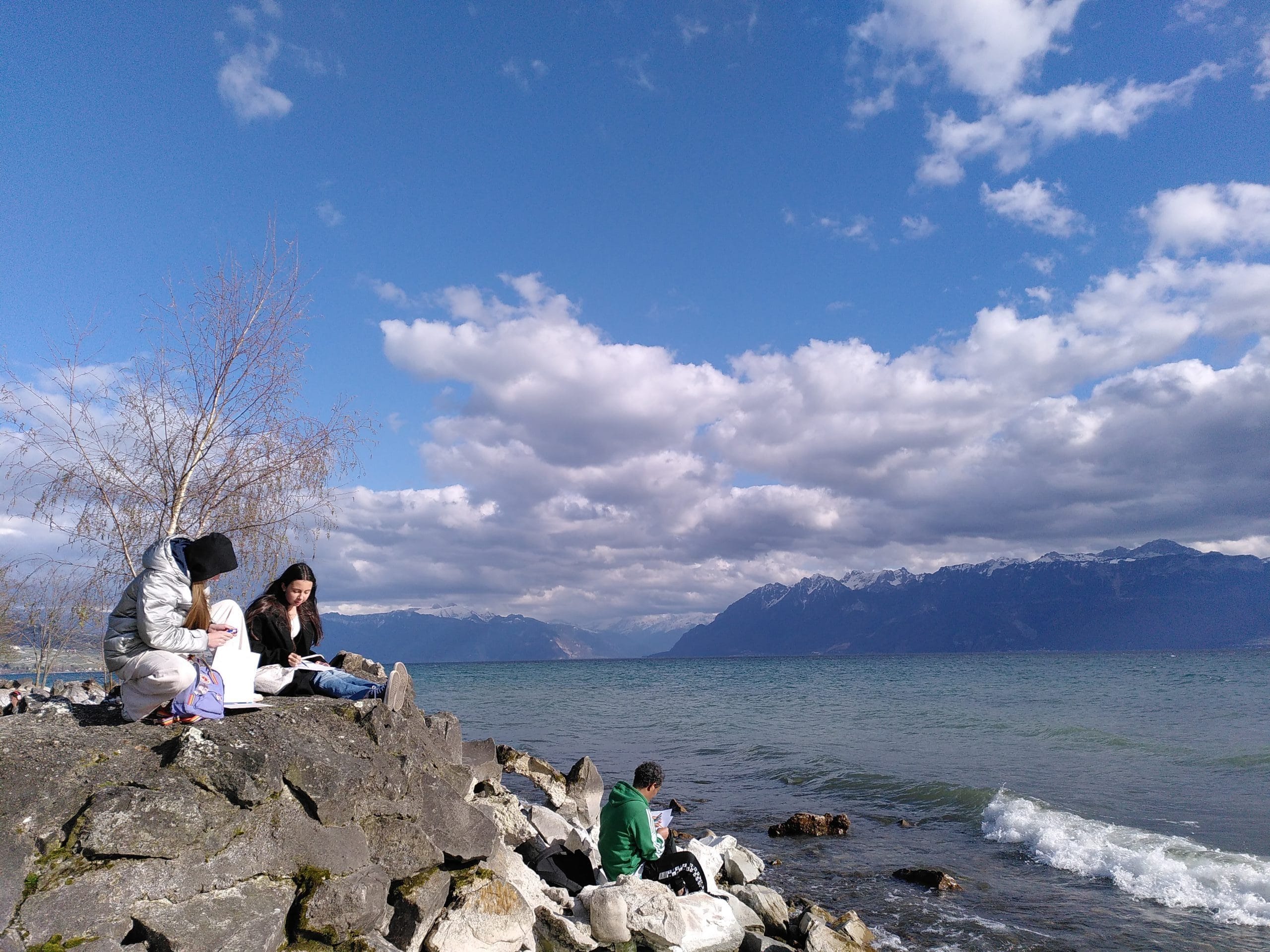 Autour du lac: Balade écrite et dessinée