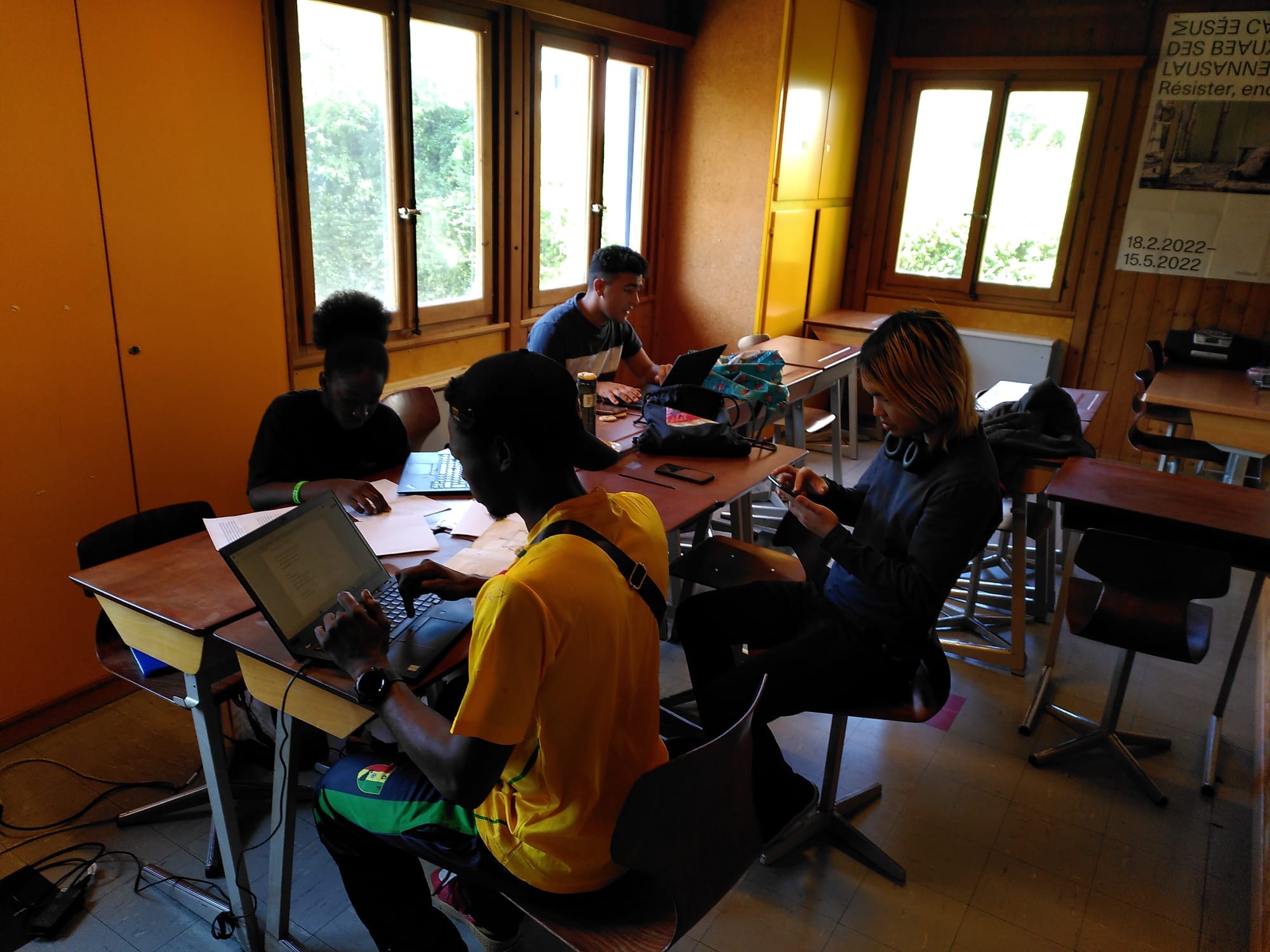 Moment d'écriture