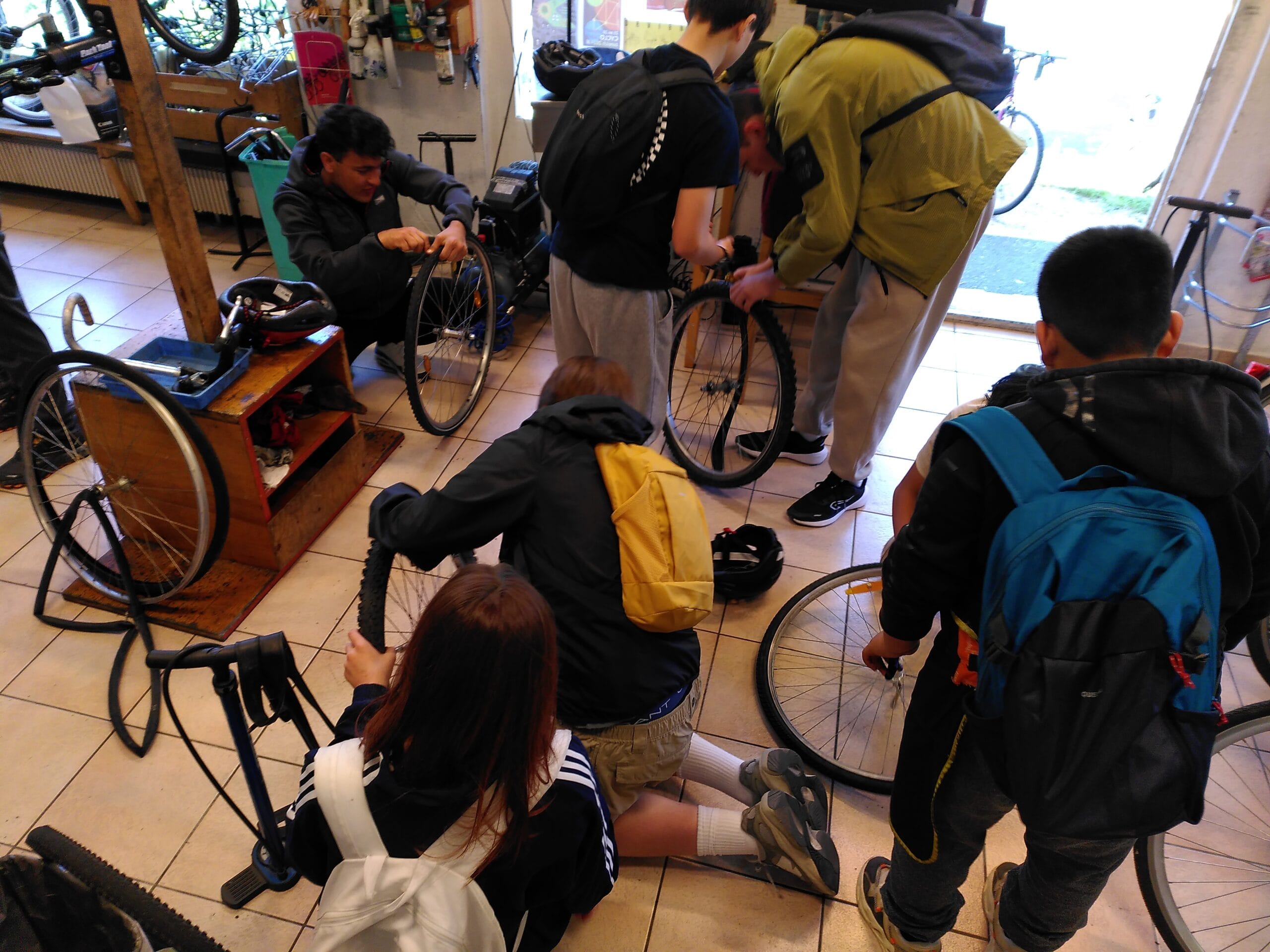 Atelier mécanique vélo