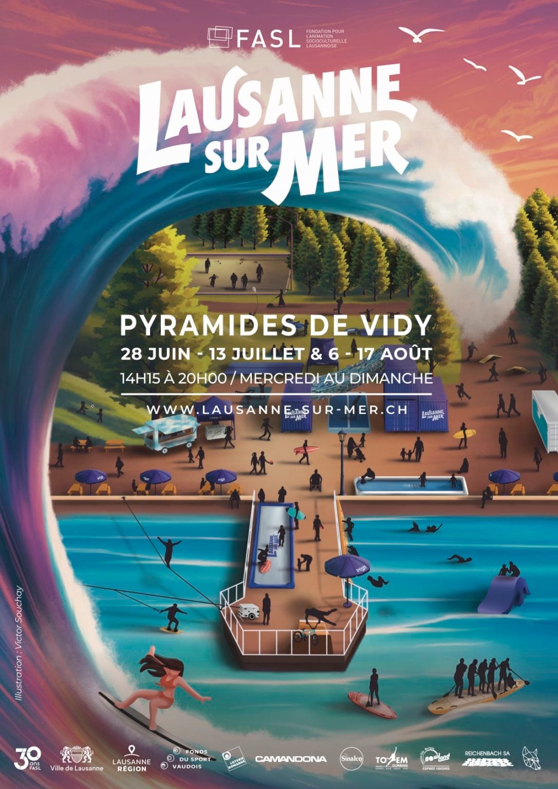 Trames va à Lausanne sur Mer - Sport